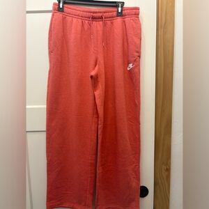 Nike Coral Sweats with Logo Women’s Size Medium